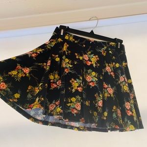 PacSun floral skater skirt